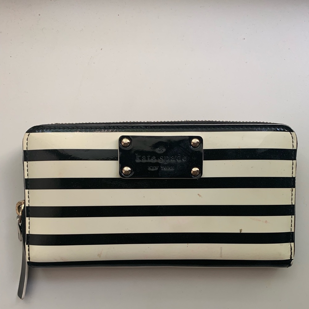 Kate Spade striped wallet